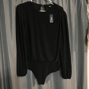 Express Black Long Sleeve Top